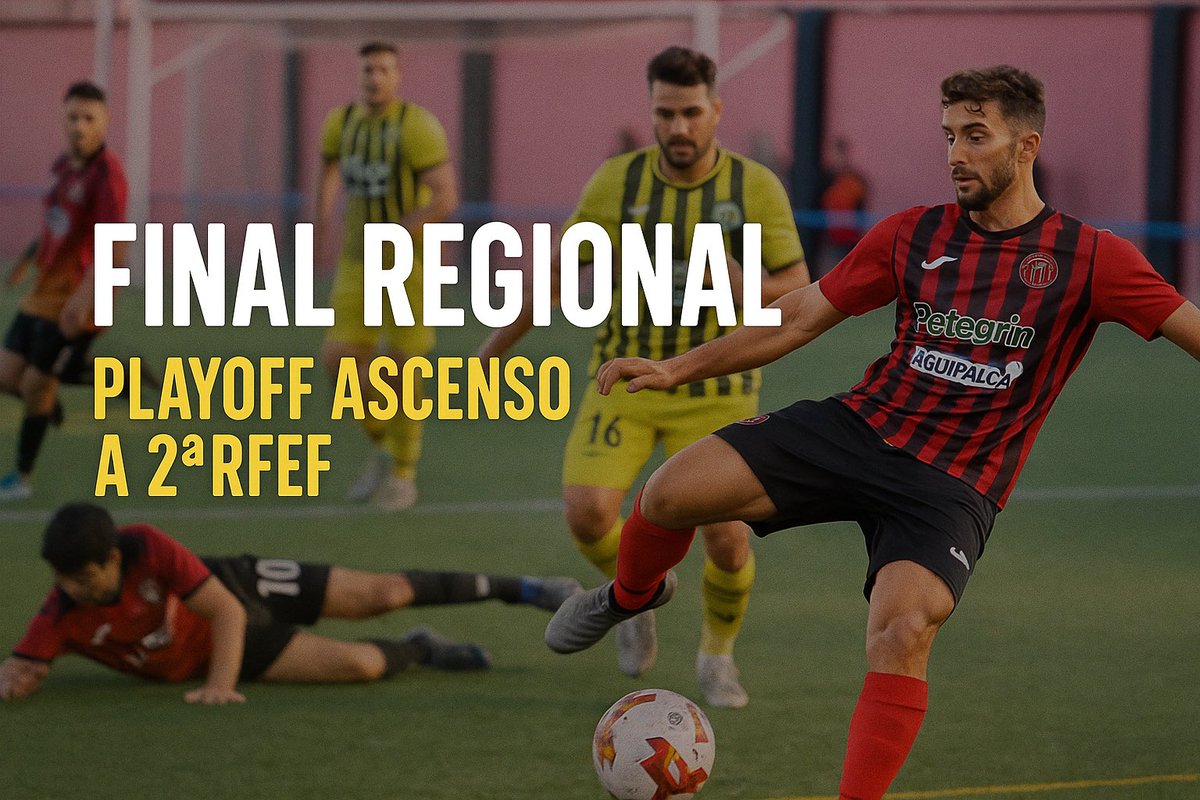 ⚔️ <a href="/pulpileatletico/">Club Atco Pulpileño</a> - <a href="/CFSantomera1/">C.F. Santomera</a> 
📅 31 de mayo
🕡 18:30 h
🏟️ Estadio San Miguel de Pulpí
🔥 ¡Nos jugamos el ascenso!

#FinalRegional #2rfef #futbol #playoff #Vamos #Gonzalo