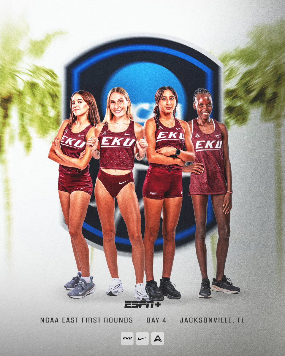 EKU XCTF (@eku_xctf) on Twitter photo ๐๐๐๐ ๐๐๐ฌ๐ญ ๐
๐ข๐ซ๐ฌ๐ญ ๐๐จ๐ฎ๐ง๐ - ๐๐๐ฒ 4๏ธโฃ
It's the final day in Jacksonville, as our ladies look to finish strong and book their spot in Oregon!
๐๏ธ Jax Track at Hodges Stadium
๐ Jacksonville, Fla.
๐บ t.ly/IVXsh (ESPN+)
๐ t.ly/WTdw2
#GoBigE ๐๐๐๐ ๐๐๐ฌ๐ญ ๐
๐ข๐ซ๐ฌ๐ญ ๐๐จ๐ฎ๐ง๐ - ๐๐๐ฒ 4๏ธโฃ
It's the final day in Jacksonville, as our ladies look to finish strong and book their spot in Oregon!
๐๏ธ Jax Track at Hodges Stadium
๐ Jacksonville, Fla.
๐บ t.ly/IVXsh (ESPN+)
๐ t.ly/WTdw2
#GoBigE