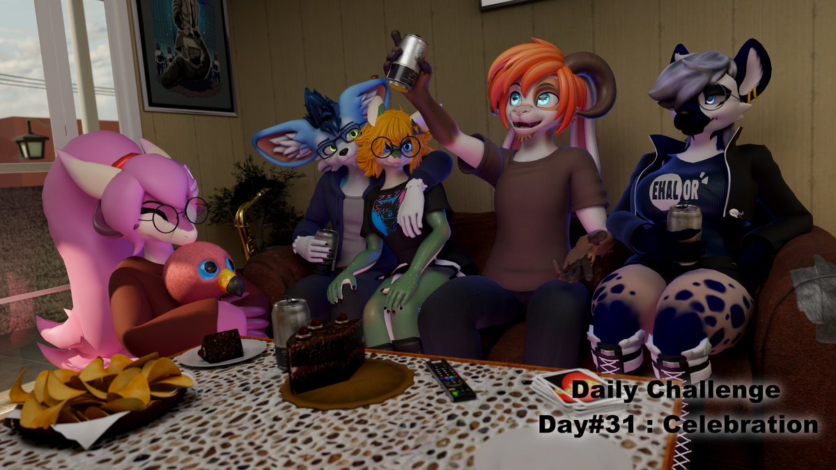 Eilva_Junner's tweet image. Here's the final report on my daily challenge! I'm pleased with what I've managed to do, one report a day for a month.
I hope you've enjoyed it and that I've been able to show a bit more of the world I'm trying to create.
Daily Challenge 31: Celebration