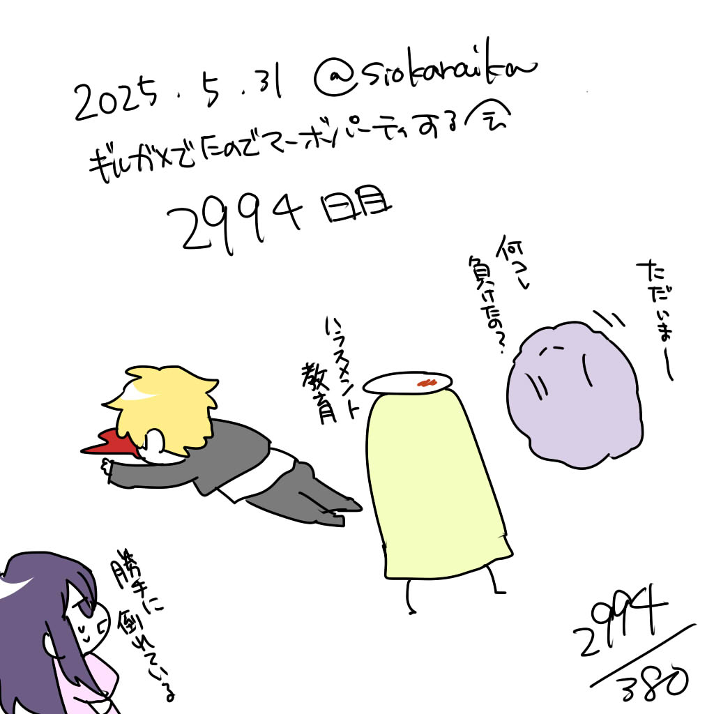 麻婆祝い2994日目 
