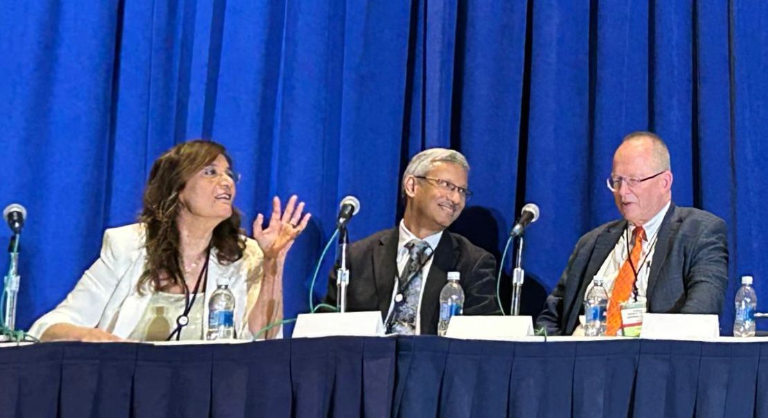 TMC Radiation Oncology (@radonctmc) on Twitter photo <a href="/RadOncTMC/">TMC Radiation Oncology</a> at #ASCO2025 #1
Dr Siddhartha Laskar was an invited faculty at #ASCO2025’s educational session on Pelvic Sarcomas, a vibrant hour of multidisciplinary insights & debates on treatment challenges and outcomes
Kudos to Dr Laskar for representing <a href="/RadOncTMC/">TMC Radiation Oncology</a>! <a href="/RadOncTMC/">TMC Radiation Oncology</a> at #ASCO2025 #1
Dr Siddhartha Laskar was an invited faculty at #ASCO2025’s educational session on Pelvic Sarcomas, a vibrant hour of multidisciplinary insights & debates on treatment challenges and outcomes
Kudos to Dr Laskar for representing <a href="/RadOncTMC/">TMC Radiation Oncology</a>!