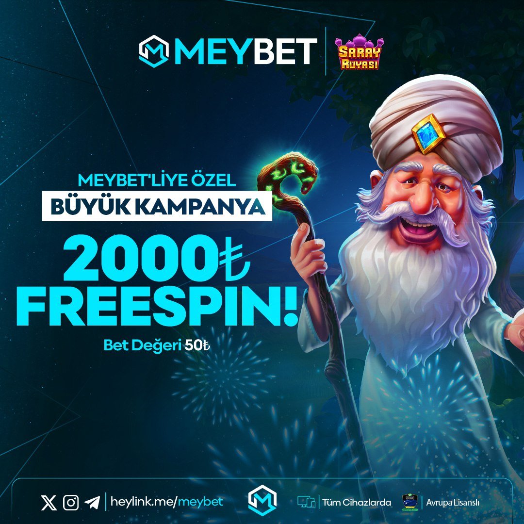 🍬 MEYBETTE ŞEKER GİBİ KAMPANYA 🍬 

🍭 BÜYÜK KAMPANYA 2000₺ FREESPİN!

🍭 BET DEĞERİ : 50₺!

🎆 MEYBETTE BOL ŞEKERLİ BOL KAZANÇLI!

✅Detaylar Sitemizin Promosyon Alanında!

t2m.io/meybet
