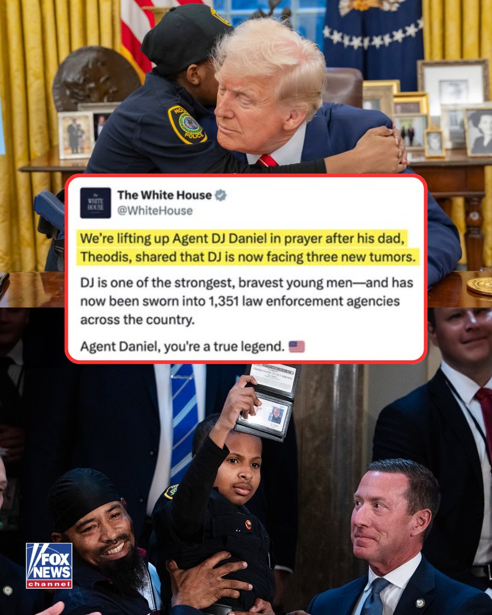 Fox News (@foxnews) on Twitter photo The <a href="/WhiteHouse/">The White House</a> shared heartbreaking news that DJ Daniel โ a cancer survivor who was sworn in as an honorary Secret Service agent during @realdonaldtrump 'sย joint address to Congress โ is now battling new tumors. ๐ The <a href="/WhiteHouse/">The White House</a> shared heartbreaking news that DJ Daniel โ a cancer survivor who was sworn in as an honorary Secret Service agent during @realdonaldtrump 'sย joint address to Congress โ is now battling new tumors. ๐