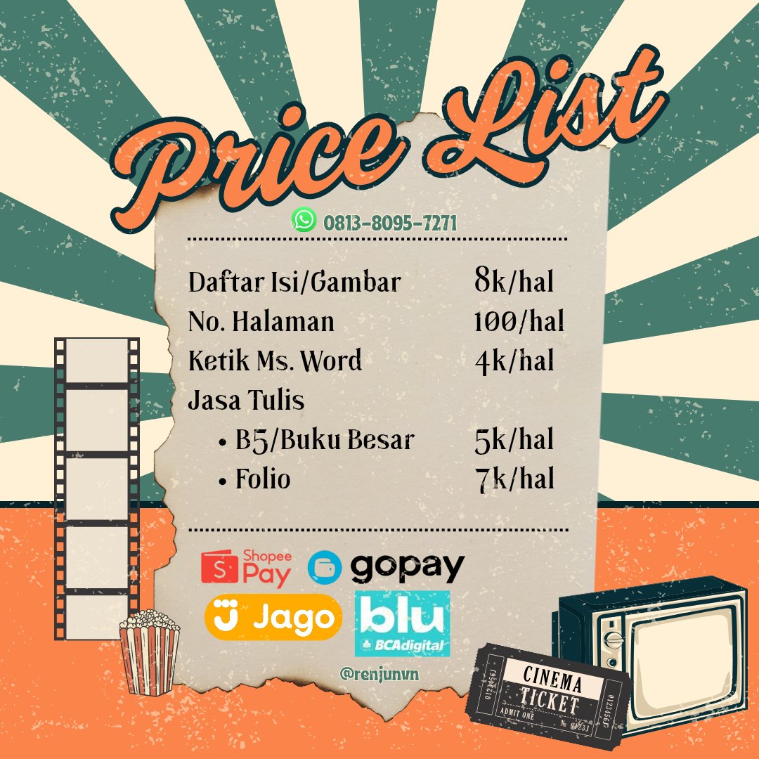 na • @ aftr dm, wa di bio tweet media