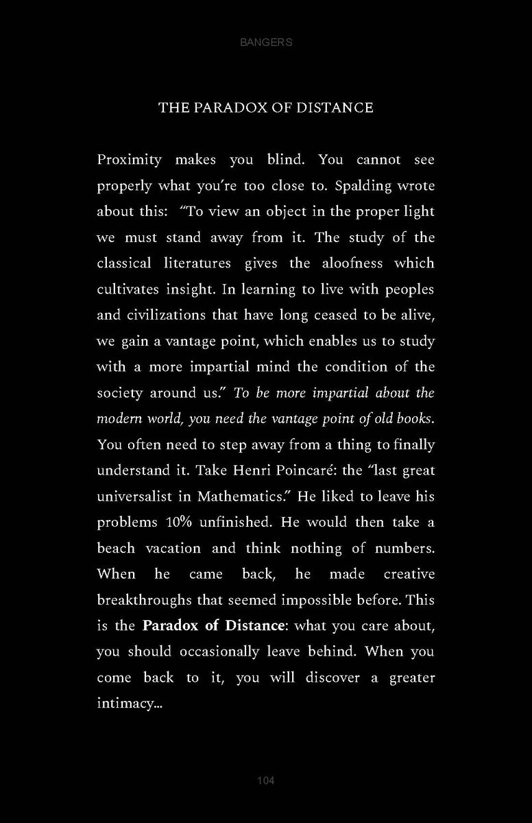 The Paradox of Distance
