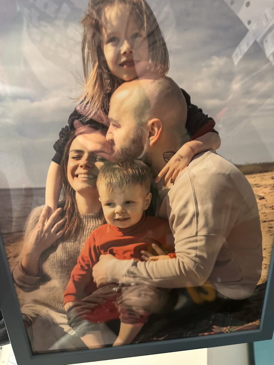 I’m at <a href="/IKEAUSA/">IKEA USA</a> and apparently AI has given <a href="/mikegolicjr/">Mike Golic Jr</a> a secret wife and children in the IKEA universe. He also has T-Rex arms