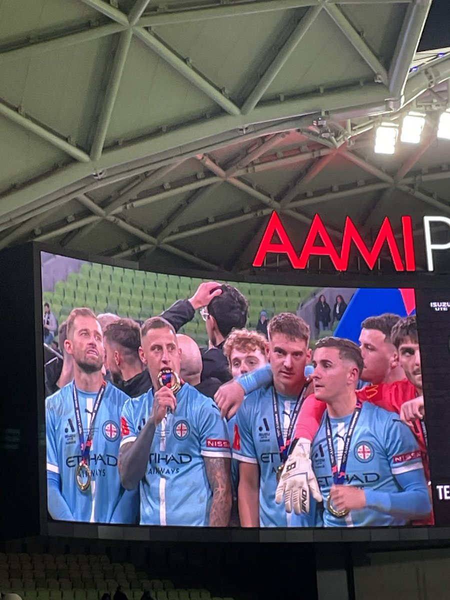 ❤️🩵🏆 #MCYvMVC #ALeagueGrandFinal