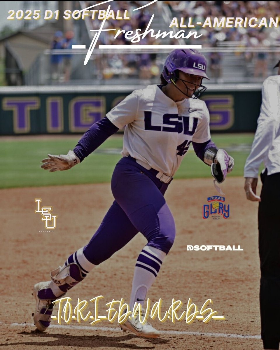 Texas Glory (@texasglory) on Twitter photo LSU's Tori Edwards ('23, FM Marcus) is 2025 D1 Softball 1st Team Freshman All-American. d1softball.com/2025-d1softbal…
@texasglory @d1softball <a href="/marcus_softball/">Marcus HS Softball</a> LSU's Tori Edwards ('23, FM Marcus) is 2025 D1 Softball 1st Team Freshman All-American. d1softball.com/2025-d1softbal…
@texasglory @d1softball <a href="/marcus_softball/">Marcus HS Softball</a>