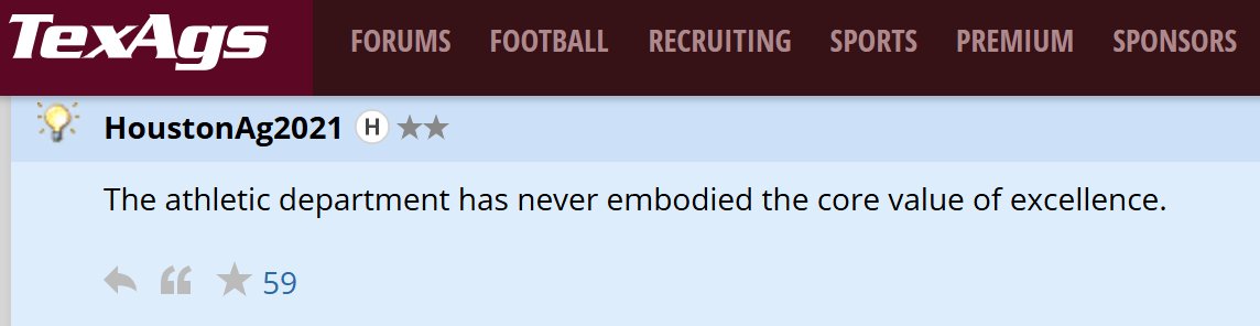 Times are real tough at #TexasAM