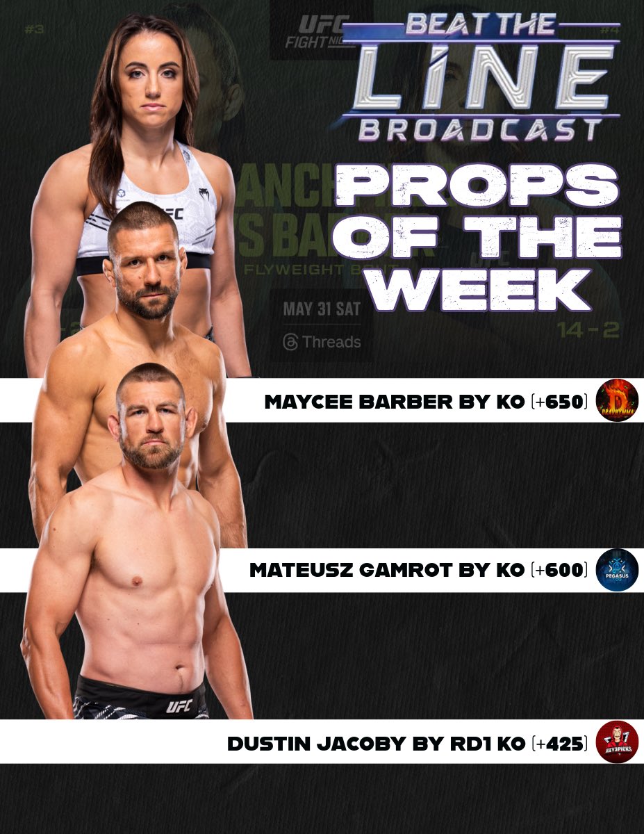 ICYMI:

We did a full breakdown and best bets for #UFCVegas107 ! We also gave our best props odds wise, let us know what you think! 

youtu.be/8OQWjvbeyoM?si…
