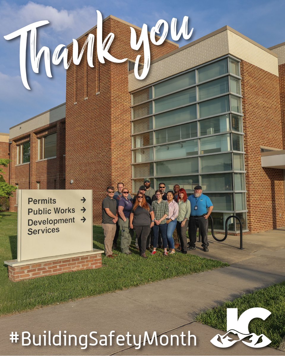 As we wrap up #BuildingSafetyMonth, we’re celebrating the team members in the Johnson City Planning and Development Services and Fire departments — from code officials to planners and inspectors — who make safety their mission. You GO. ALL. OUT. for Johnson City. Thank you!
