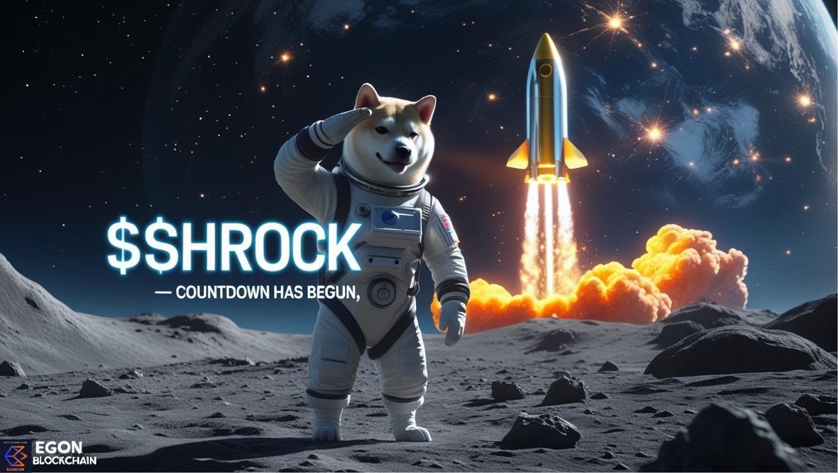Shibrocket_EGC's tweet photo. 🌕 Fueling up for liftoff! 🌕
$SHROCK is gearing up to launch on the Egon Blockchain — built for speed, low fees, and pure meme magic. 🚀✨

The community is growing, the mission is clear, and the countdown has begun.
Are you ready to join the ShibaRocket crew? 🐶🧑‍🚀 https://t.co/TU2lruAT5L
