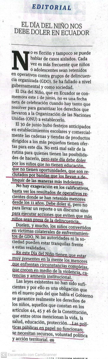 Niños que son reclutados por las bandas para delinquir, niños que son víctimas colaterales del crimen organizado, niños con grandes carencias y que crecen en medio de la violencia. Es grande la deuda que tenemos con nuestra niñez👦👧 Como sociedad debemos cambiar esta realidad.