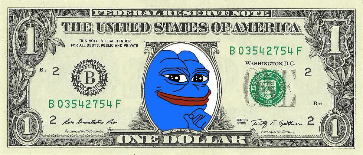 $PEPE to replace the dollar