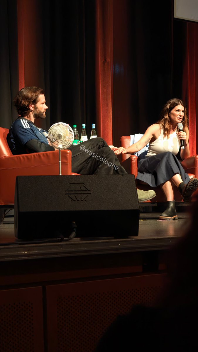 Gen and Jared Panel PurCon9 
#Jaredpadalecki
#genevievepadalecki 
#SPNFamily