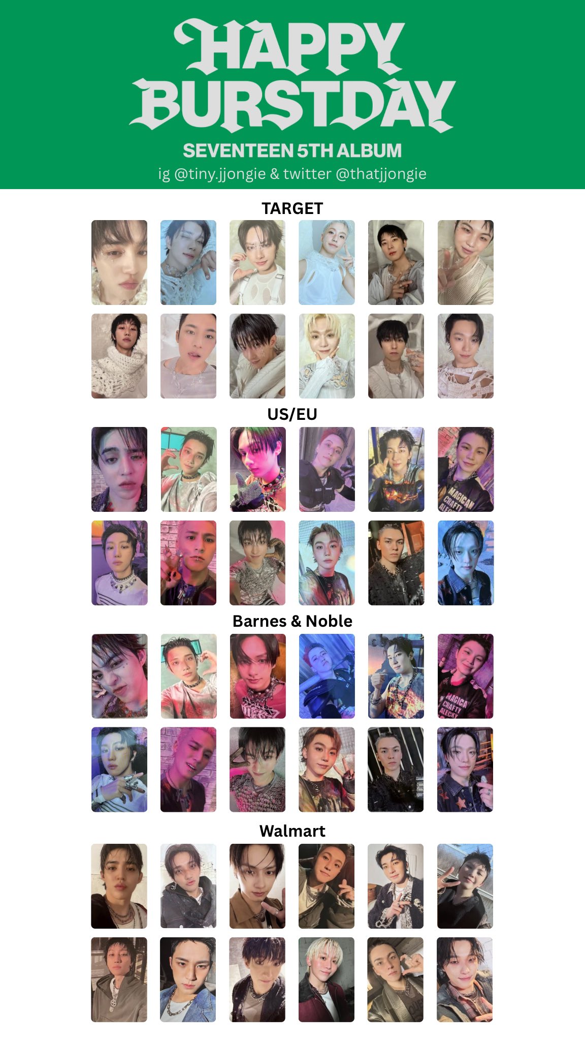 THE8 トレカ　セブチ target us HAPPY BURSTDAY Seventeen Minghao The8 Happy Burstday US | Mercari