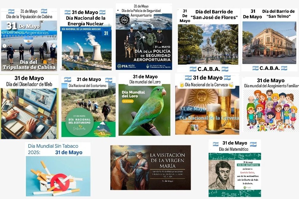#UnDiaComoHoy  👇
#31demayo 🗓️