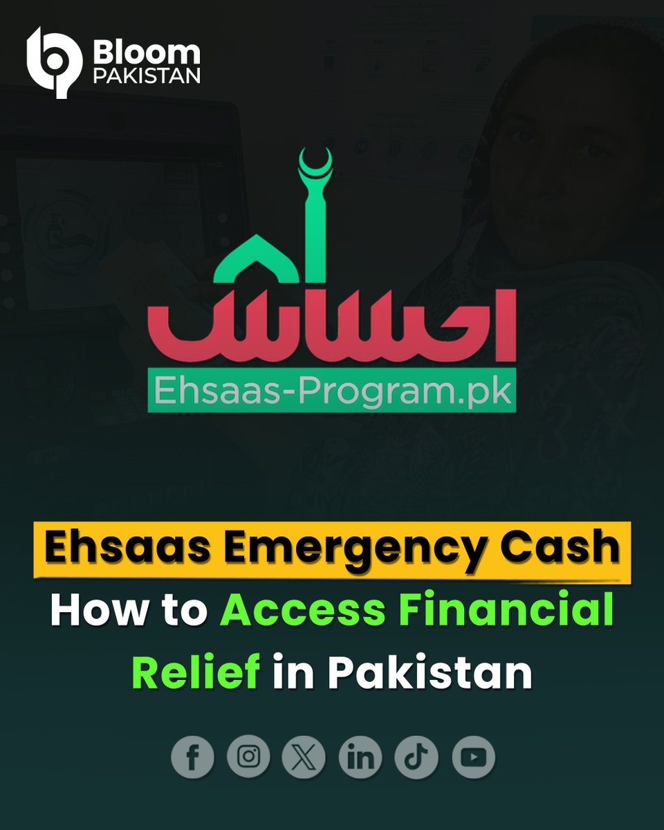 bloom_pakistan's tweet image. Ehsaas Emergency Cash Program: Your Guide to Financial Relief in Pakistan

#BloomPakistan #EhsaasEmergencyProgram @GovtofPakistan @GovtofPunjabPK #EhsaasProgram #EmergencyCash #PakistanRelief #GovtSupport #CashAid

For Details:
bloompakistan.com/ehsaas-emergen…