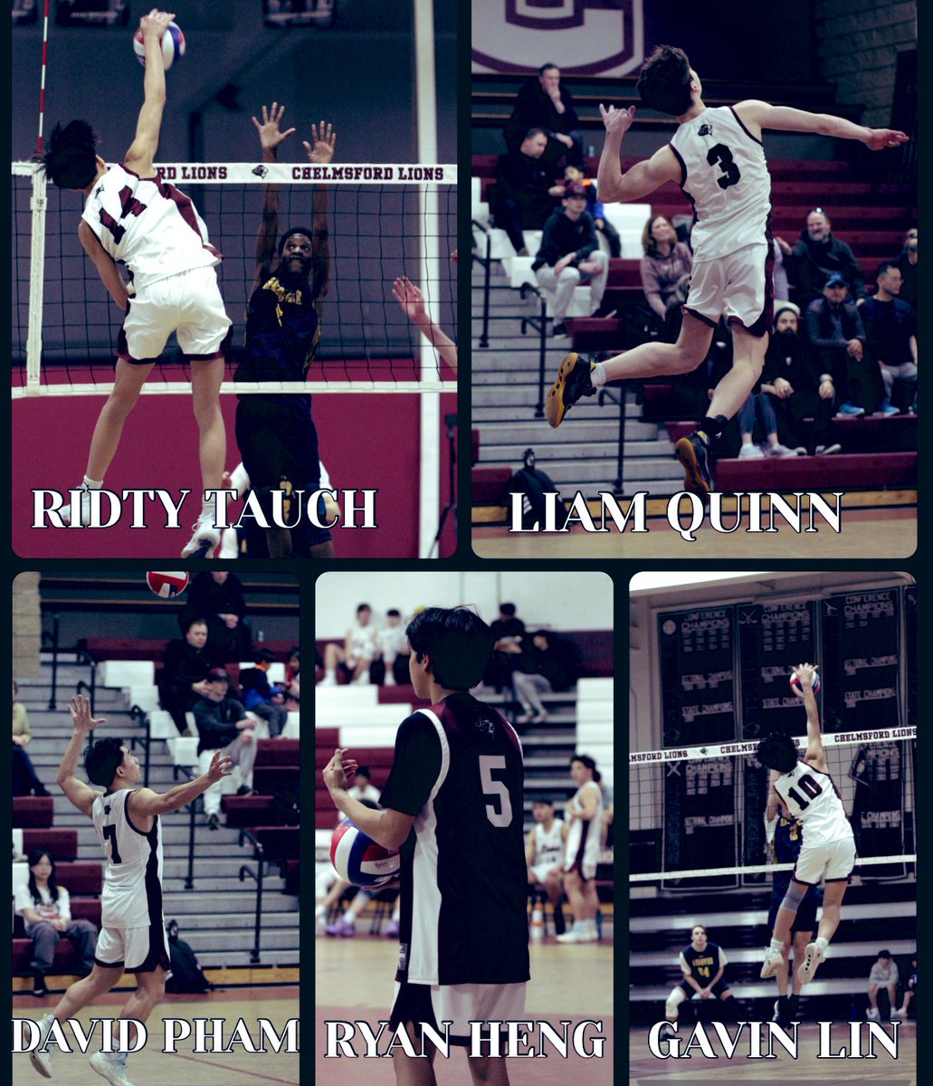 CHS Volleyball (@chsbvolleyball) on Twitter photo 🚨Congratulations to our MVC All Conference Members🚨
MVC1 Player of the Year Liam Quinn
MVC 1ST Team Ridty Tauch, Ryan Heng, & Liam Quinn
MVC 2nd Team David Pham & Gavin Lin
CONGRATS BOYS🦁🎉🏐🏹
<a href="/GlobeSchools/">Boston Globe Schools</a> <a href="/BostonHeraldHS/">Danny Ventura</a> <a href="/LowellSunSports/">Lowell Sun Sports</a> <a href="/MassGHSVB/">Mass Girls' HS VBall</a> <a href="/T_Mulherin/">Tom Mulherin</a> <a href="/aj_traub/">AJ</a> 🚨Congratulations to our MVC All Conference Members🚨
MVC1 Player of the Year Liam Quinn
MVC 1ST Team Ridty Tauch, Ryan Heng, & Liam Quinn
MVC 2nd Team David Pham & Gavin Lin
CONGRATS BOYS🦁🎉🏐🏹
<a href="/GlobeSchools/">Boston Globe Schools</a> <a href="/BostonHeraldHS/">Danny Ventura</a> <a href="/LowellSunSports/">Lowell Sun Sports</a> <a href="/MassGHSVB/">Mass Girls' HS VBall</a> <a href="/T_Mulherin/">Tom Mulherin</a> <a href="/aj_traub/">AJ</a>