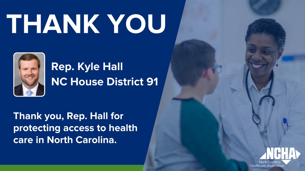 NCHA Government Relations (@nchagovrel) on Twitter photo Thank you, <a href="/KyleHallNC/">Rep. Kyle Hall</a>, for protecting access to health care in North Carolina. Your support is critical to creating healthier communities. We look forward to continued partnership to ensure positive health outcomes for all North Carolinians. #ncpol #ncga Thank you, <a href="/KyleHallNC/">Rep. Kyle Hall</a>, for protecting access to health care in North Carolina. Your support is critical to creating healthier communities. We look forward to continued partnership to ensure positive health outcomes for all North Carolinians. #ncpol #ncga