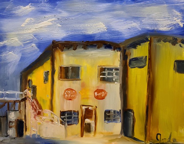 sjorde's tweet photo. Art of the Day: "The Old Stockyard Office". Buy at: https://t.co/HI91LCr4ud https://t.co/iRUG442kkp
