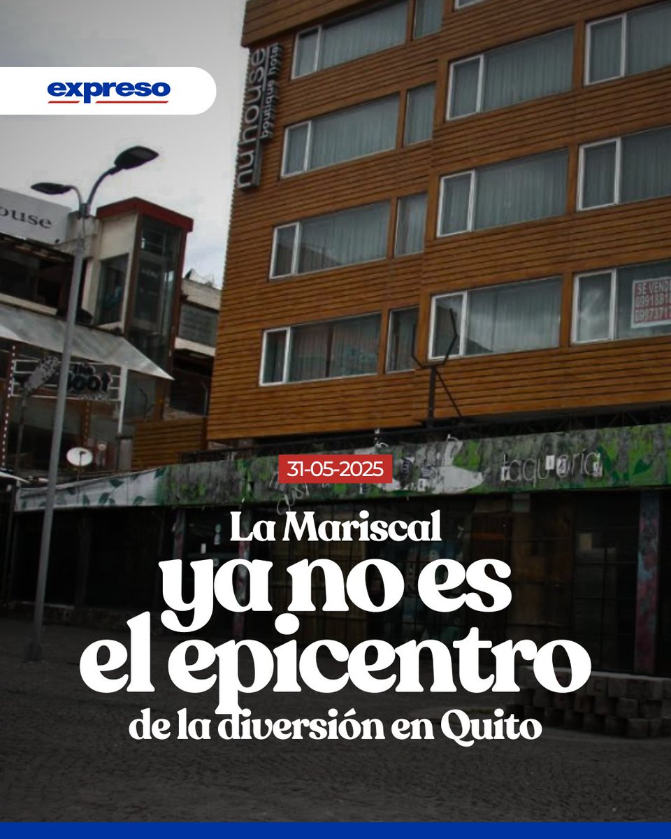La Mariscal, antes epicentro del ocio en Quito, hoy muestra abandono: negocios cerrados, consumo de drogas y falta de control. Comerciantes y vecinos piden seguridad, inversión y planificación. Aún hay quienes creen en su recuperación.

Los detalles: bit.ly/4kItE9E