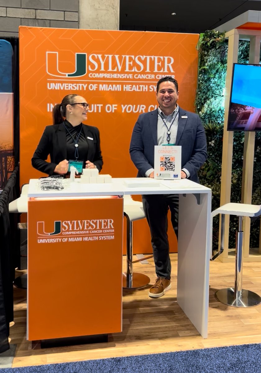SylvesterCancer's tweet image. We’re at the 2025 @ASCO Annual Meeting in Chicago, and we want to see you! Swing by our booth to connect with our team to learn about our resereach and career opportunities. Learn more: Sylvester.org/ASCO2025  #ASCO25 #TeamScience #CancerResearch