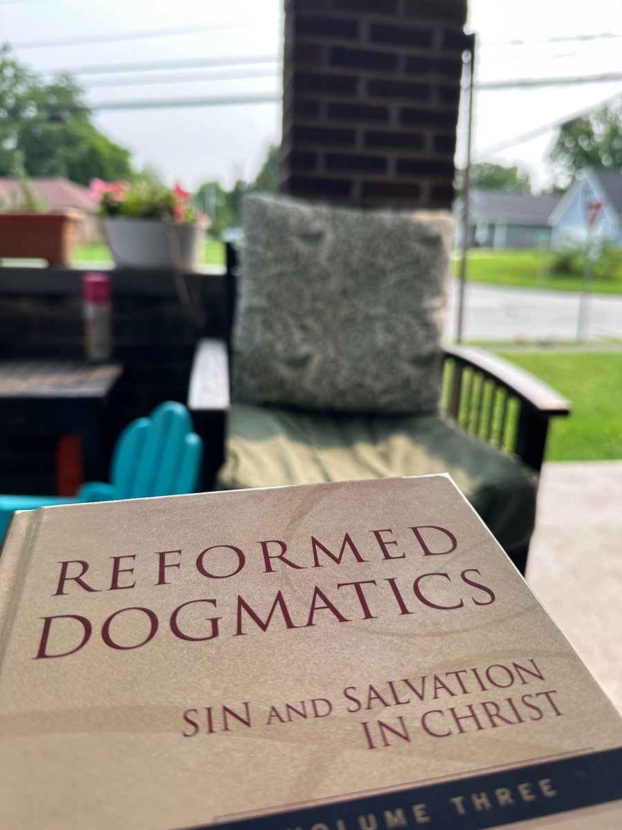 Beautiful morning for some reading outside