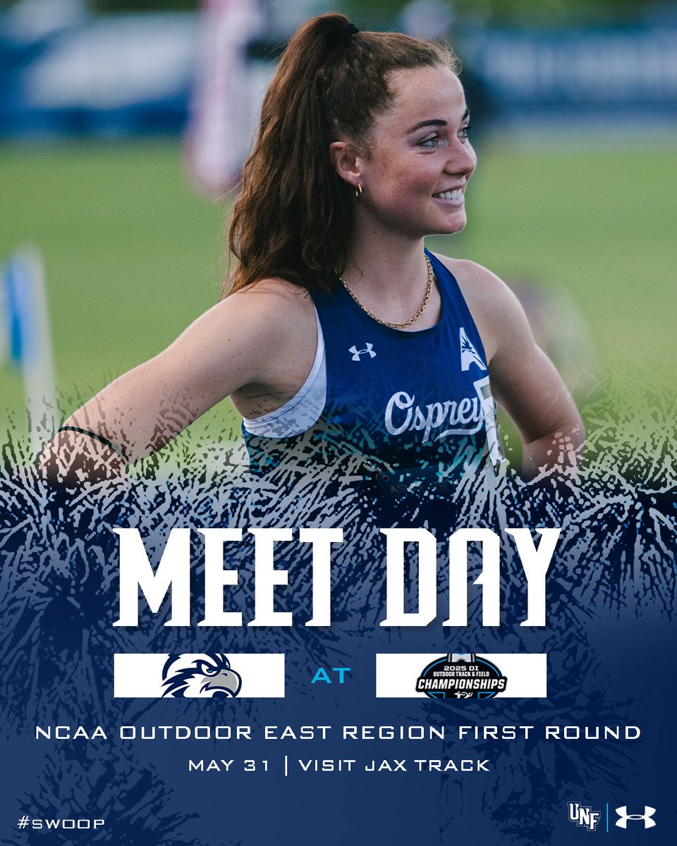 Smilla Kolbe looks to advance to Oregon!

🆚 NCAA Outdoor East Region First Round
📅 Saturday, May 31
📍 Visit Jax Track at Hodges Stadium
🏃‍♀️ Heat 2 (800m) - 7:05 p.m.
💻 bit.ly/4dFxTAN
📊 bit.ly/4kE34P7
🎟️ bit.ly/4dAC00F