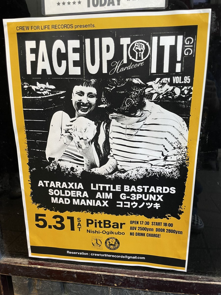 pako515's tweet photo. 今日もすんごい楽しかったですよ!
仲良くしてくれてありがとございます。
pit bar大好きなんでまた6月も遊びいきます!
#SOLDERA
#LITTLEBASTARDS
#G3PUNKS https://t.co/NvPe43XQ7D