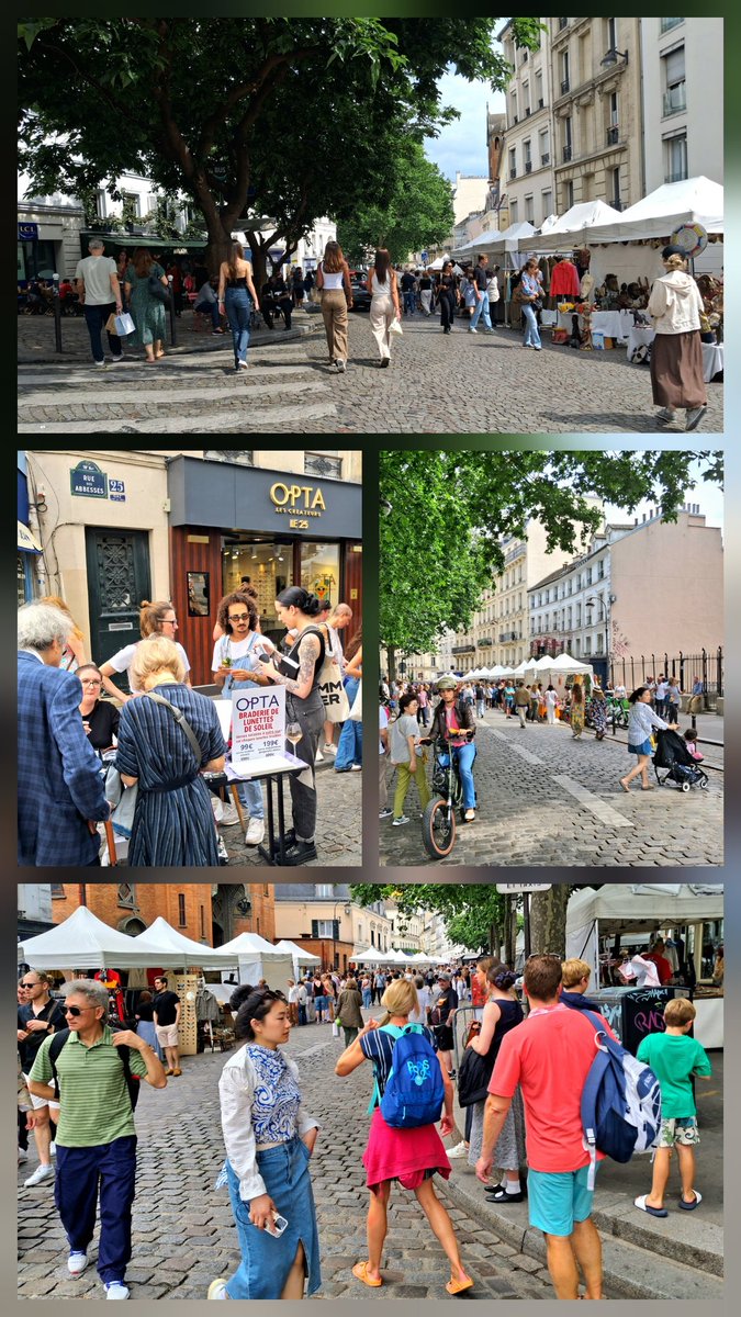 La vie d'un quartier !
Brocante d'exception place des Abbesses aujourd'hui et demain <a href="/BriceMoyse/">Moyse Brice</a> <a href="/RepMontmartre/">RépubliqueMontmartre</a>