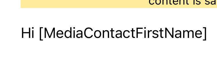 It’s the personal touch I respond best to…!
