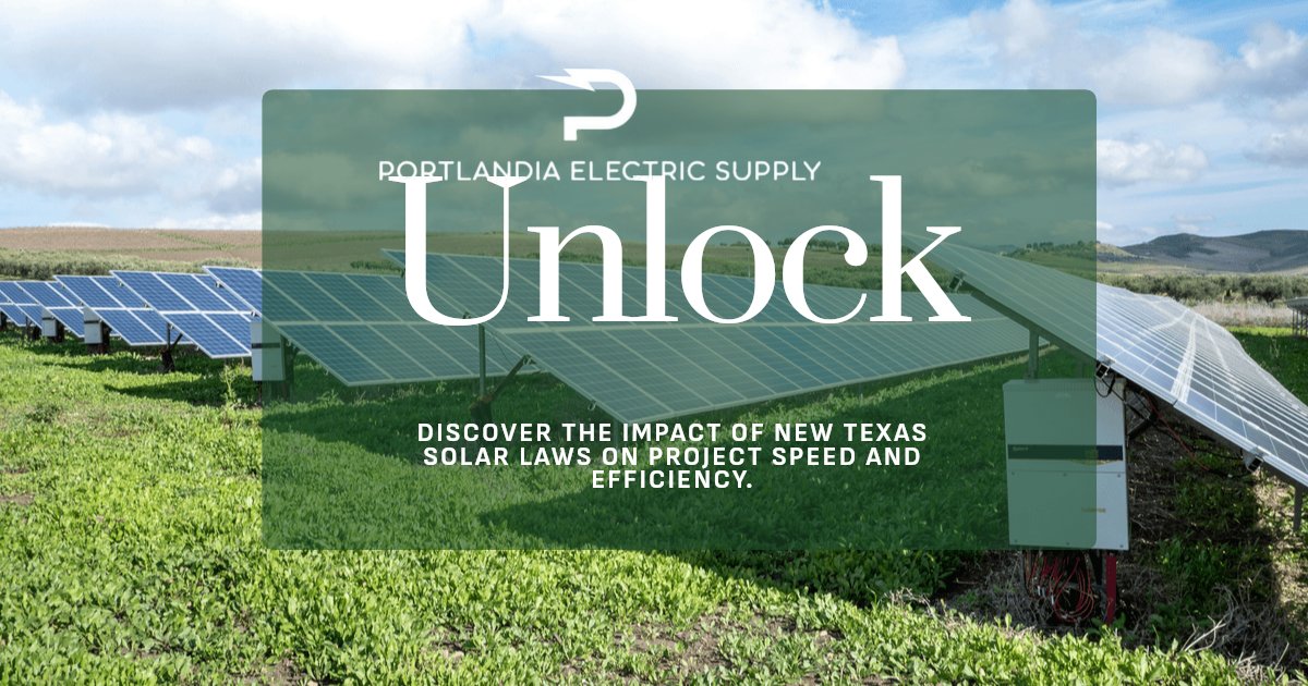 Portlandia_es's tweet image. Texas boosts solar growth with faster project approvals, transforming energy and helping businesses scale. Stay ready to seize new opportunities! portlandiaelectric.supply/texas-solar-le… #TexasSolar #EnergyEfficiency #ProjectApproval