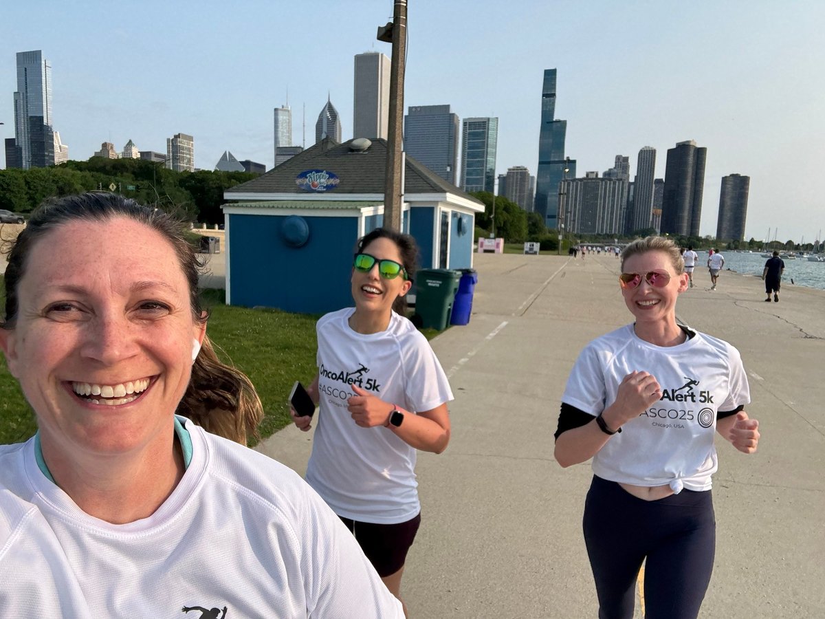 Christine Hodgdon (@christeeny513) on Twitter photo This night owl finally made it to an #oncoalert 5K at #ASCO25. It was actually 4 miles, but whoās counting š
. Grateful to have running partners Drs <a href="/quirogad/">Dionisia Quiroga, DO, PhD</a> & Maggy Gatti-Mays!! #bcsm This night owl finally made it to an #oncoalert 5K at #ASCO25. It was actually 4 miles, but whoās counting š
. Grateful to have running partners Drs <a href="/quirogad/">Dionisia Quiroga, DO, PhD</a> & Maggy Gatti-Mays!! #bcsm