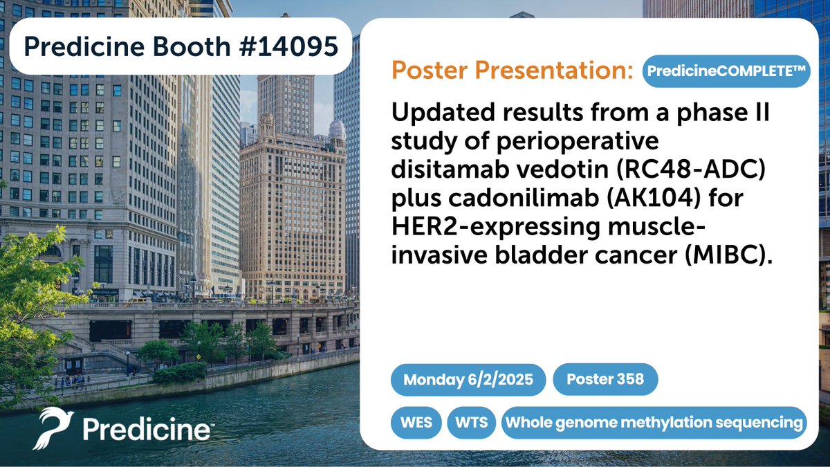 predicine's tweet photo. On Day 4 of #ASCO25, visit Predicine at Booth #14095 to discover how our AAA solutions accelerate biomarker discovery, boost trial efficiency, and advance precision oncology. 

RSVP for the Predicine Global Networking Reception tonight, June 2 at 6:00 PM: https://t.co/3JxuqksDjz https://t.co/5kjQmGDtDS