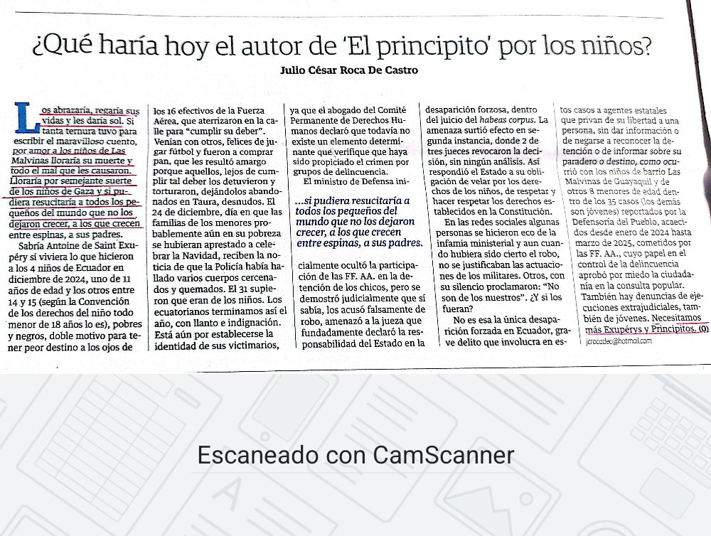 Qué haría hoy el autor de "El Principito" por los niños. "Necesitamos más Exúperys y Principitos" #DiaDelNiño
