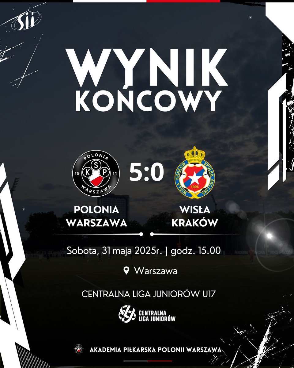 𝗖𝗟𝗝 𝗨𝟭𝟳 | 𝗗𝘇𝗶𝗲̨𝗸𝗶 𝘇𝘄𝘆𝗰𝗶𝗲̨𝘀𝘁𝘄𝘂 𝗺𝗲𝗹𝗱𝘂𝗷𝗲𝗺𝘆 𝘀𝗶𝗲̨ 𝘄 𝗳𝗶𝗻𝗮𝗹𝗲! 🔥
Gramy o Mistrzostwo Polski! 🏆