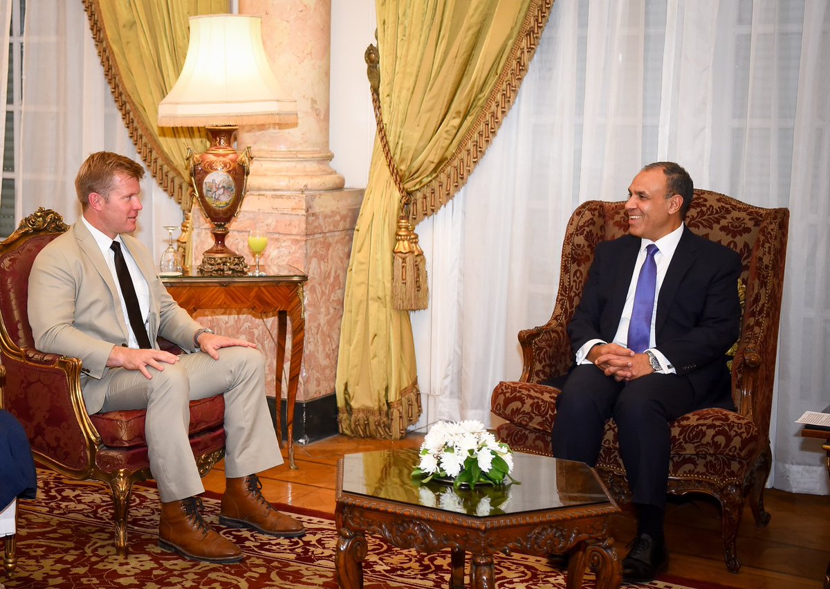 Egypt MFA Spokesperson (@mfaegypt) on Twitter photo FM Dr. Badr Abdelatty had a constructive exchange of views today with U.S. Senator Tim Sheehy on strengthening the Egypt-U.S. strategic partnership and pressing developments in Gaza and the Middle East.
<a href="/TimSheehyMT/">Tim Sheehy</a> FM Dr. Badr Abdelatty had a constructive exchange of views today with U.S. Senator Tim Sheehy on strengthening the Egypt-U.S. strategic partnership and pressing developments in Gaza and the Middle East.
<a href="/TimSheehyMT/">Tim Sheehy</a>