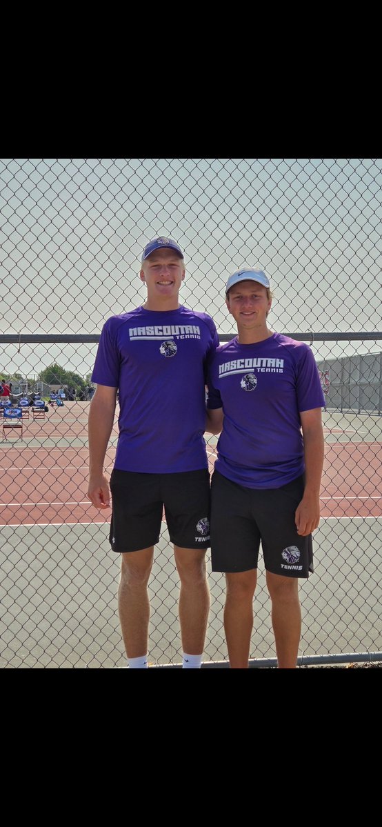 Mascoutah Tennis (@mhs19tennis) on Twitter photo IHSA Class 1A State Finals
<a href="/WJmeyerN/">Wyatt Jurgensmeyer</a>/<a href="/jordandb155/">Jordan Beck</a> fall to Wauconda and take 4th place, breaking the record for highest doubles finish in school history, and tying the overall record set by Andy Graf in 2018. They will receive their State medal later today.
<a href="/MHS19_ATHLETICS/">Mascoutah Athletics</a> IHSA Class 1A State Finals
<a href="/WJmeyerN/">Wyatt Jurgensmeyer</a>/<a href="/jordandb155/">Jordan Beck</a> fall to Wauconda and take 4th place, breaking the record for highest doubles finish in school history, and tying the overall record set by Andy Graf in 2018. They will receive their State medal later today.
<a href="/MHS19_ATHLETICS/">Mascoutah Athletics</a>