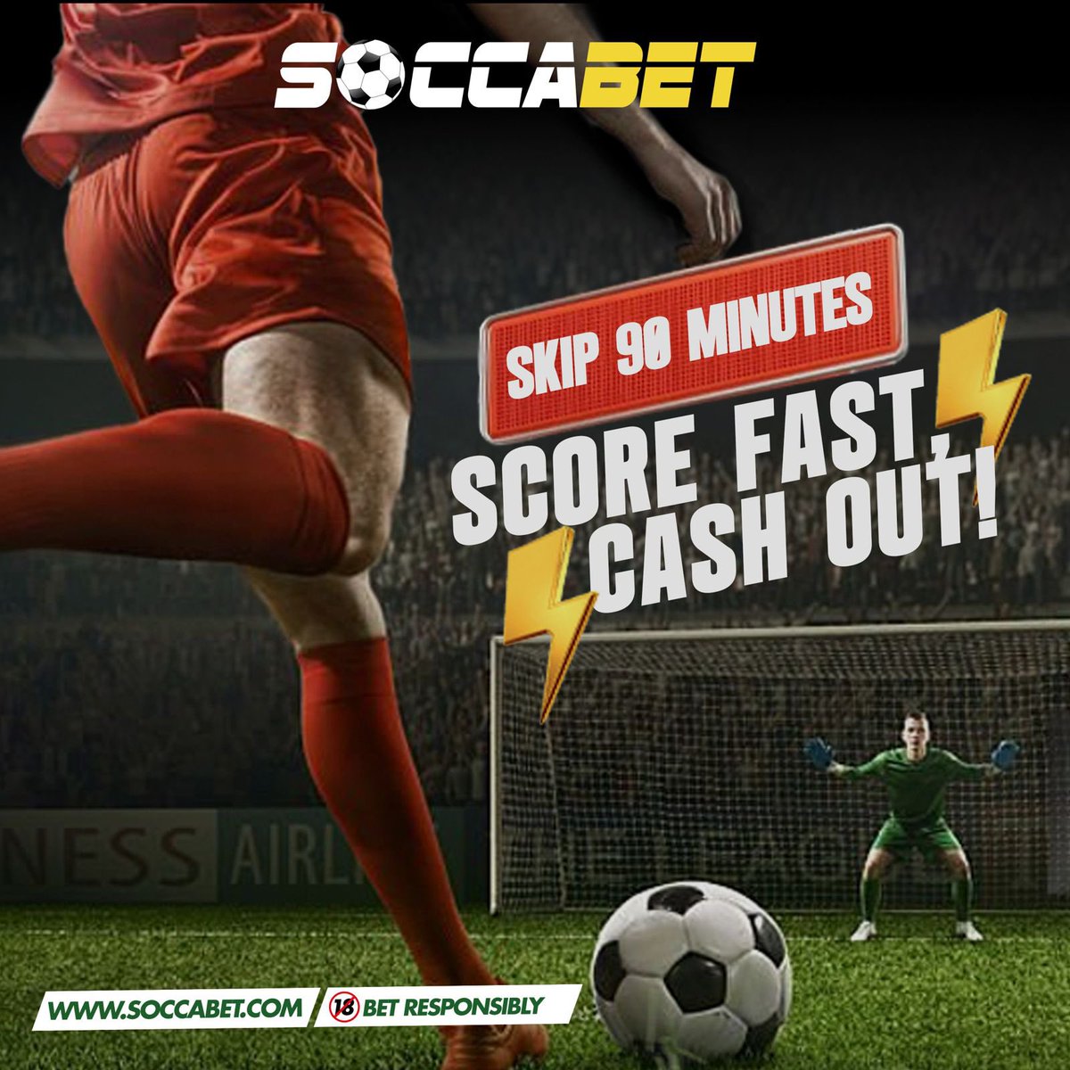tankodems1's tweet photo. Football is fast. Your winnings should be too.
πΈ With Score Faster on Soccabet, get paid when 2 early goals land!
No more waiting till 90 minutes.
#FastCashout #Soccabet https://t.co/N2exO88St2