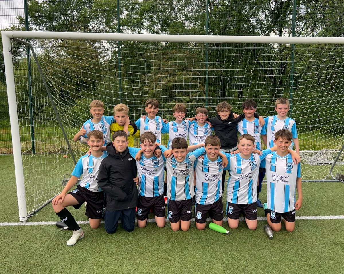 MFC 2013’s played their last home game at 9’s this morning. A real excellent team performance from the boys. Well done!! 👏🏼👏🏼👏🏼

One more 9’s game, and it’s transition on to 11-a-side!  🇧🇼 #MilngavieFC #MilngavieChipShop #teamgoals