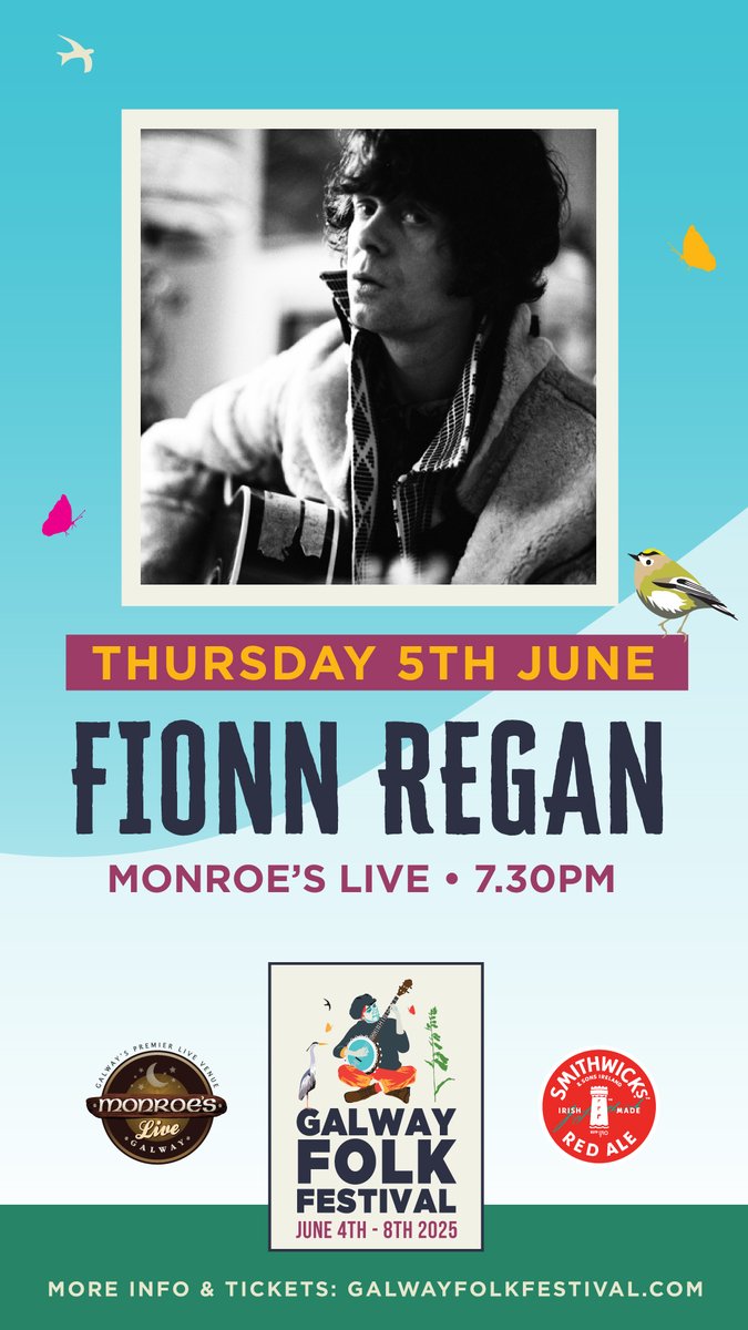 Fionn Regan (@fionnregan) on Twitter photo Looking forward to
Galway Folk Festival <a href="/GalwayFolkFest/">Galway Folk Festival</a>
Venue : Monroes Live Galway <a href="/MonroesLive/">Monroe's Live</a>
Date: Thursday 5th
Stage time 7:30
Look forward to seeing you there
galwayfolkfestival.com
#GFF25 Looking forward to
Galway Folk Festival <a href="/GalwayFolkFest/">Galway Folk Festival</a>
Venue : Monroes Live Galway <a href="/MonroesLive/">Monroe's Live</a>
Date: Thursday 5th
Stage time 7:30
Look forward to seeing you there
galwayfolkfestival.com
#GFF25