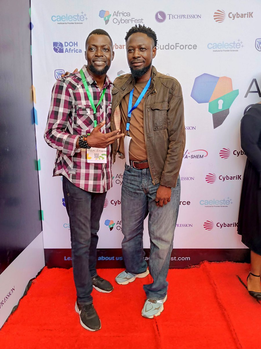 Nice to meet Great minds at the Africa Cyberfest Conference <a href="/segoslavia/">Ṣẹ́gunfúnmi😎</a> <a href="/NkechiAlugbuo/">Nkechi Alugbuo</a> 

#Africacyberfest
#AfricaCyberFest2025