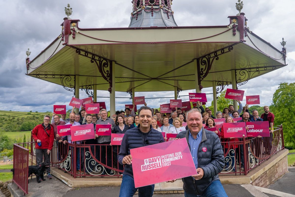 Alison_S_Taylor's tweet photo. Davy - the man ! The only local in this by- election on Thursday 5 June for Scottish Parliamentary seat of #HLS Hamilton Larkhall and Stonehouse.
My grandparents and mother grew up in Hamilton and I have many family members there.

@DavyRussell4HLS & I have many mutual friends & I know how highly thought of he is locally. He is the right person to represent this constituency from 6 June onwards &  is fighting for every vote between now and then. 
Vote for Davy- he won’t let you down. He is the man for the job !