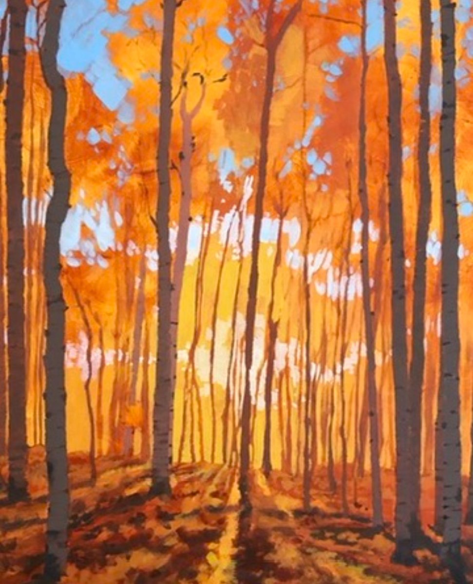 My painting QUAKING ASPENS