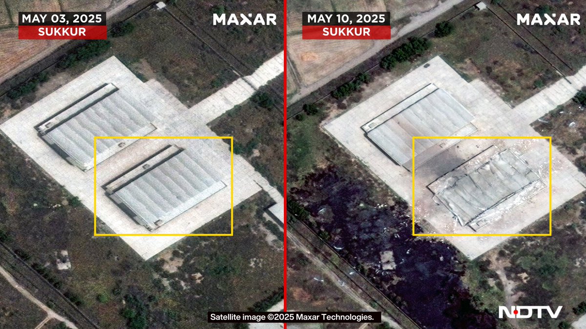 We have hit 
➡️11 air bases
➡️ 7 terrorist camps
➡️nuclear sites 
➡️missile storage sites
➡️ We have destroyed their AWACS and F16 

Pakistan could not attack even a single military installation of India

They are happy to have shot down a few  planes 

Losses are part of combat
