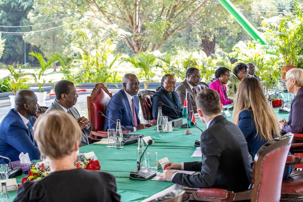 EduMinKenya's tweet photo. Slovenia has over the years been  rendering significant support to Kenya’s education sector, particularly in the areas of climate resilience and agricultural research. This visit presents an opportunity to deepen our present bilateral ties. https://t.co/kd7wHMCgM4