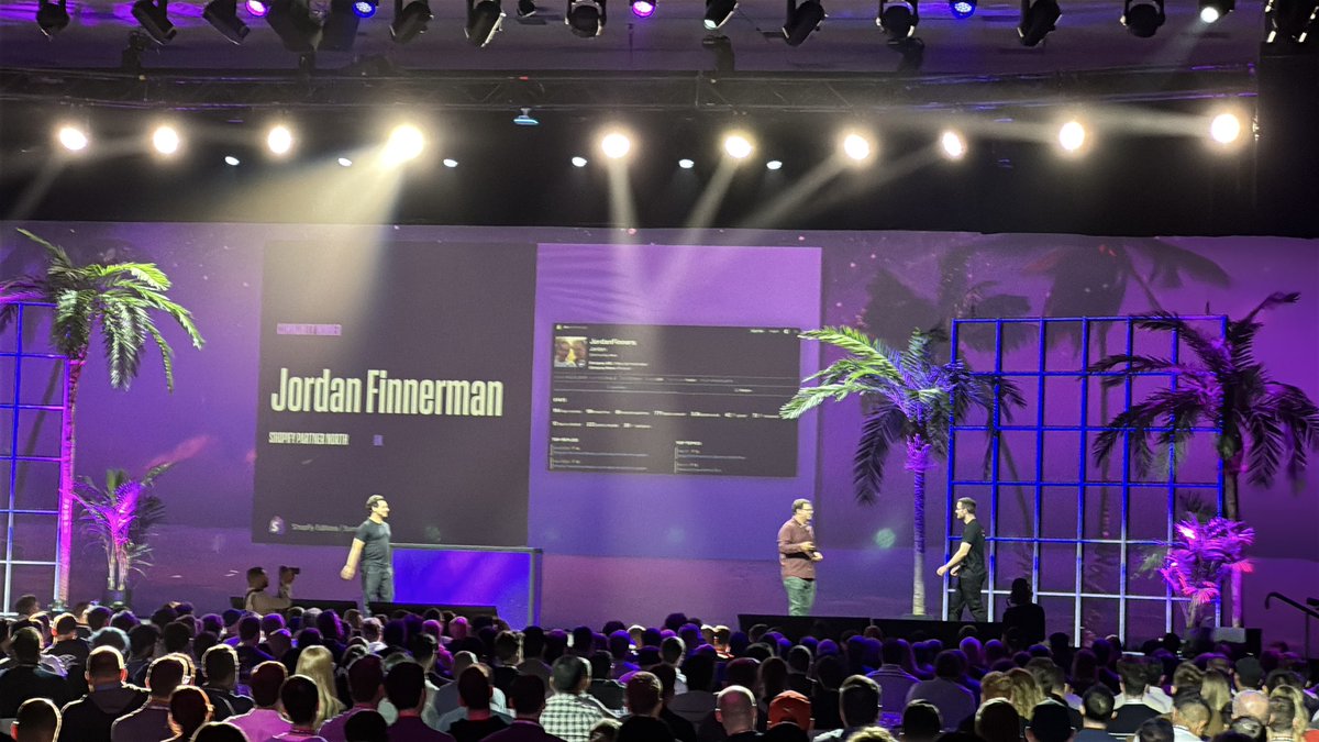 So proud of <a href="/JordanFinners/">Jordan Finneran</a>. A well deserved Shopify build award. 👏