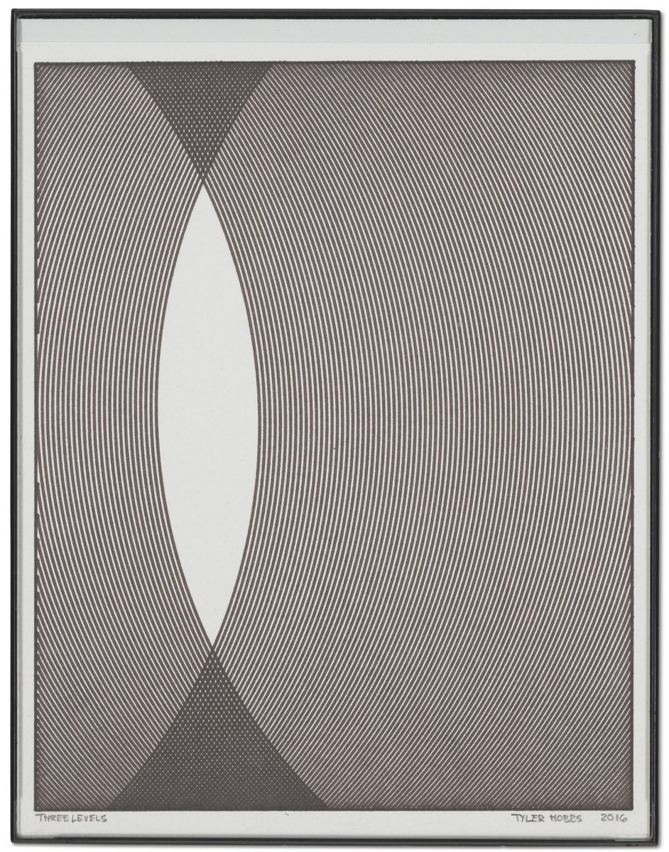 KREGdao's tweet image. Three Levels by @tylerxhobbs and a #QQL that vibes with it