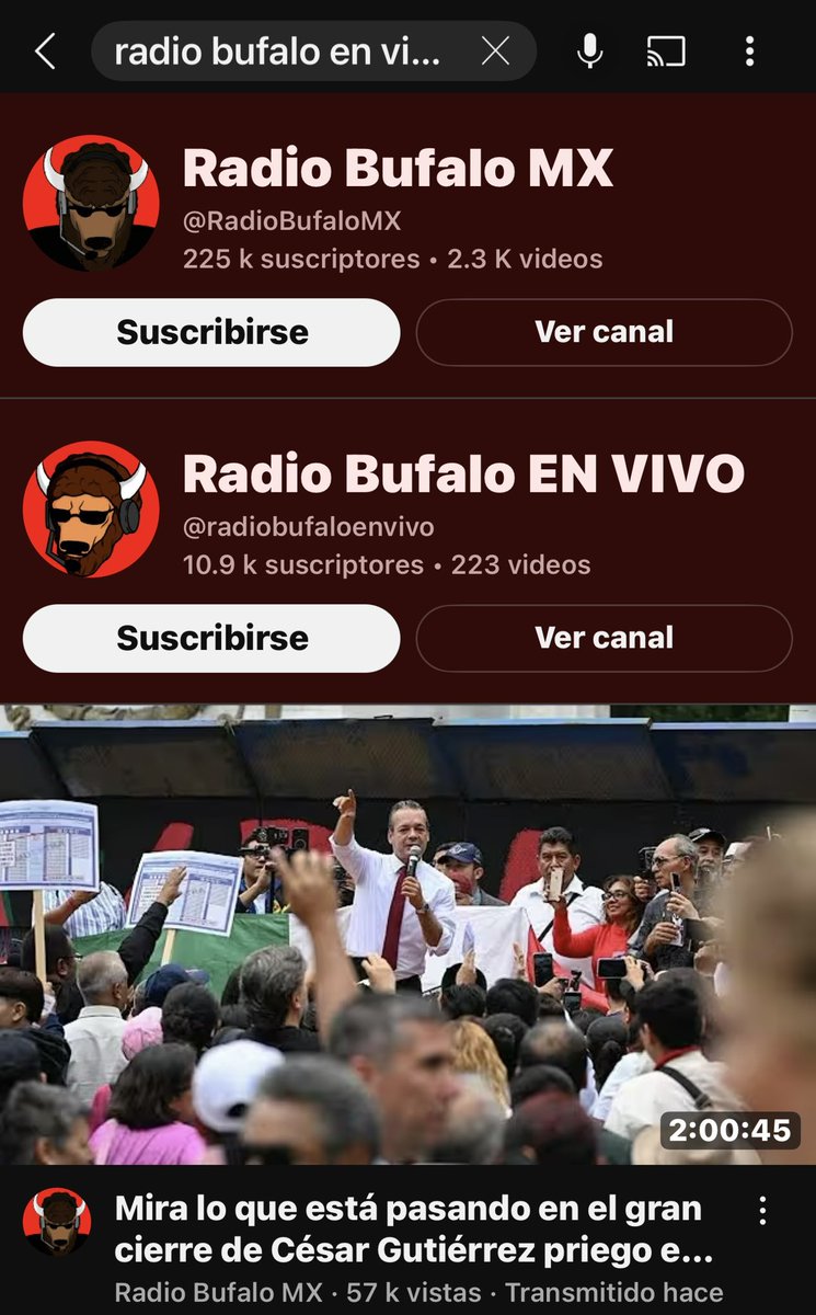 Y aquí otro
más de la misma
Cofradía de chayotubers de la interna de MORENA compartiendo el mismo Candidato, antes y ahora.
Es Radio Búfalo, así se hace llamar en YouTube, hay más programas desde luego. 
 
Hoy al igual que <a href="/YosoyPedrero/">Manuel Pedrero</a> está dedicado a la campaña del defensor de